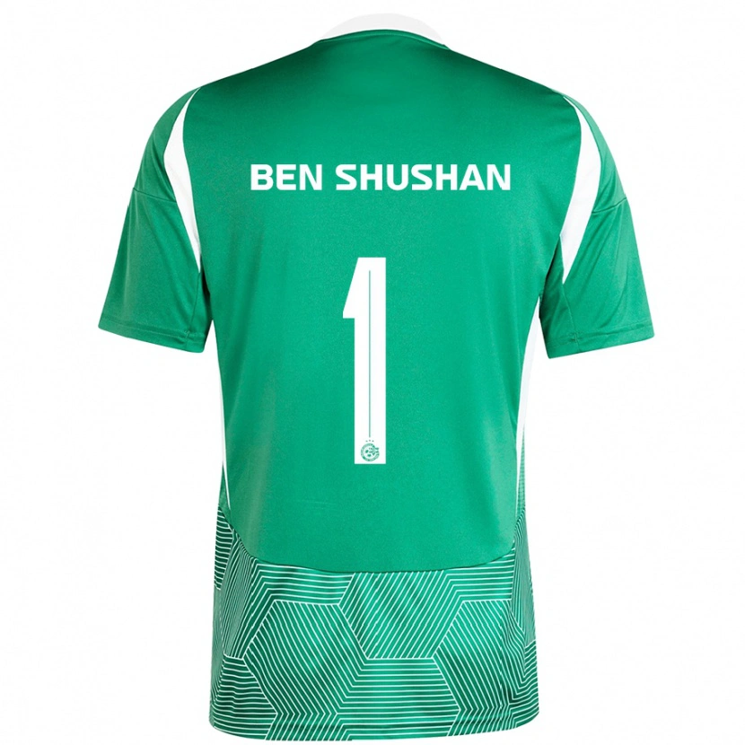 Danxen Donna Maglia Ori Ben Shushan #1 Verde Bianco Kit Gara Home 2024/25 Maglietta