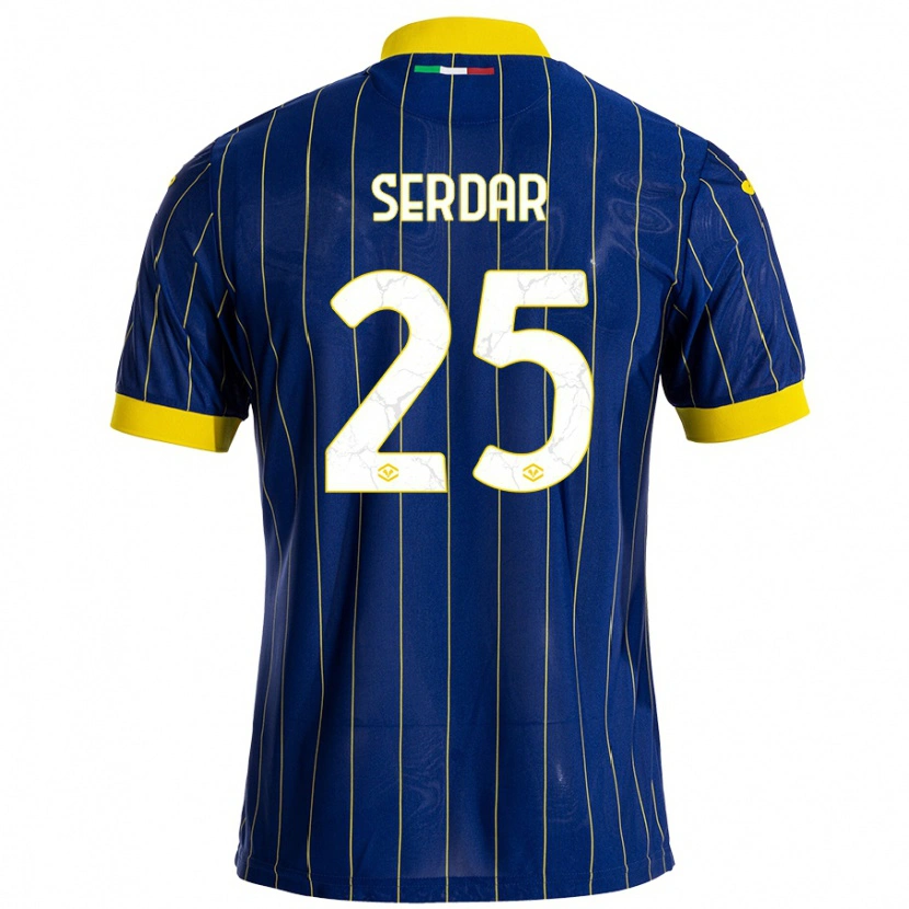 Danxen Donna Maglia Suat Serdar #25 Blu Giallo Kit Gara Home 2024/25 Maglietta