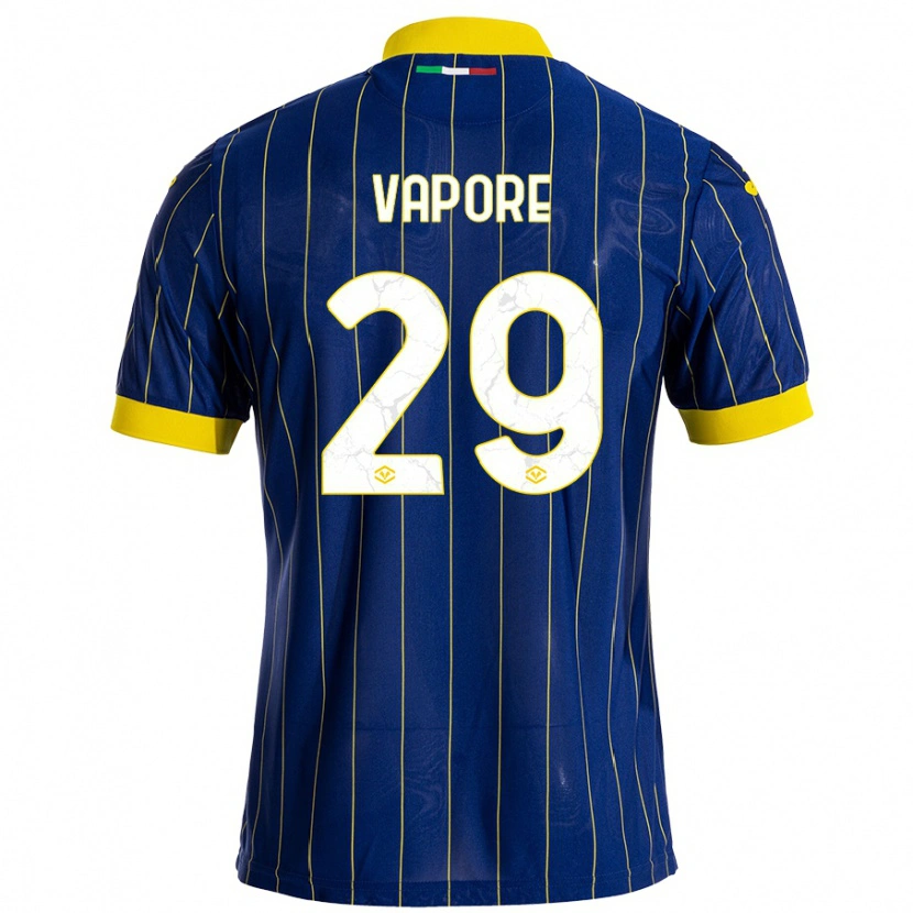 Danxen Donna Maglia Angelo Vapore #29 Blu Giallo Kit Gara Home 2024/25 Maglietta