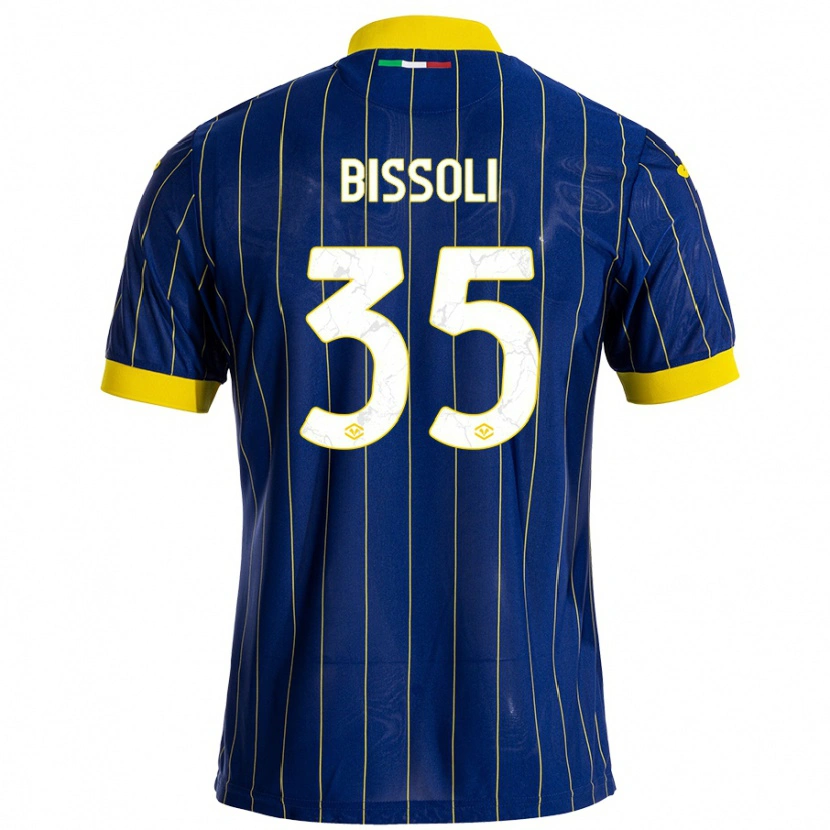 Danxen Donna Maglia Noemí Bissoli #35 Blu Giallo Kit Gara Home 2024/25 Maglietta