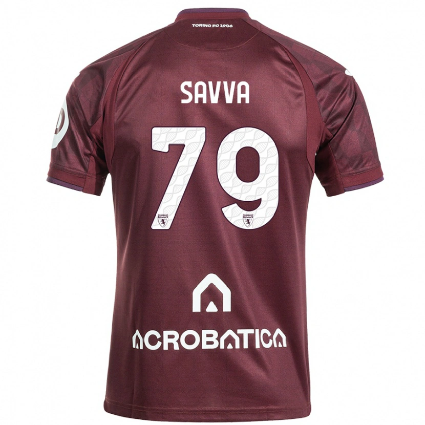 Danxen Donna Maglia Zanos Savva #79 Marrone Bianco Kit Gara Home 2024/25 Maglietta