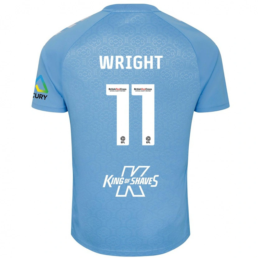 Danxen Donna Maglia Haji Wright #11 Blu Bianco Kit Gara Home 2024/25 Maglietta