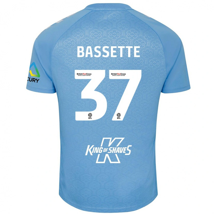 Danxen Donna Maglia Norman Bassette #37 Blu Bianco Kit Gara Home 2024/25 Maglietta