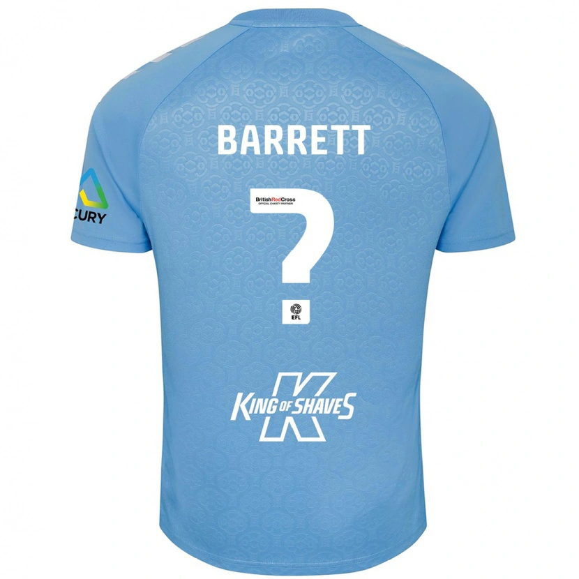 Danxen Donna Maglia Marlow Barrett #0 Blu Bianco Kit Gara Home 2024/25 Maglietta