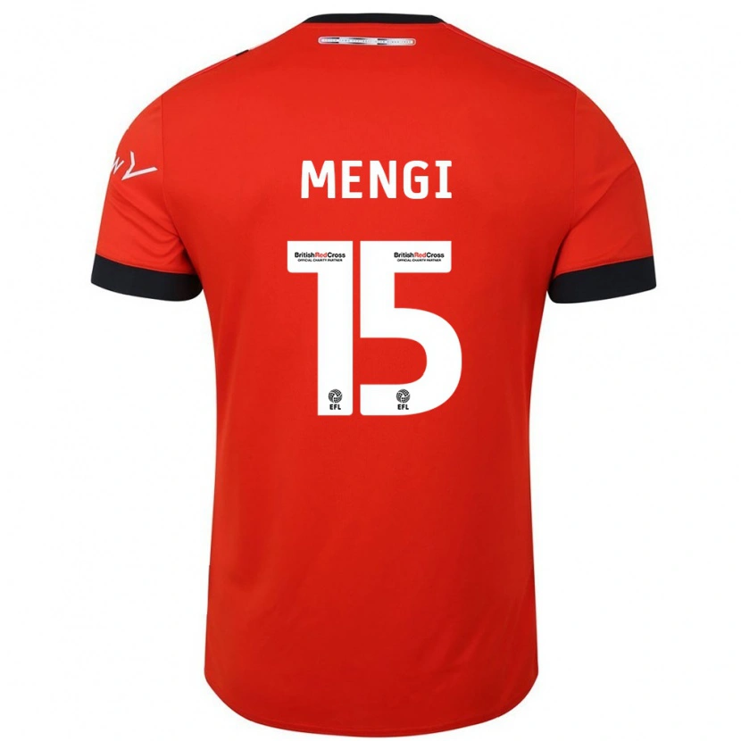 Danxen Donna Maglia Teden Mengi #15 Arancione Nero Kit Gara Home 2024/25 Maglietta
