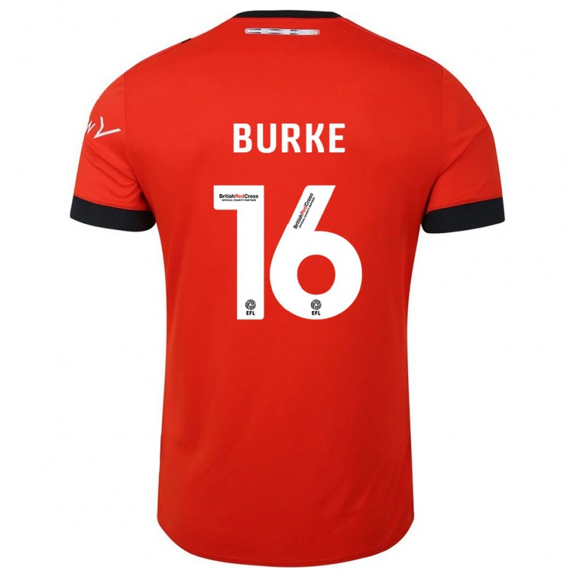 Danxen Donna Maglia Reece Burke #16 Arancione Nero Kit Gara Home 2024/25 Maglietta