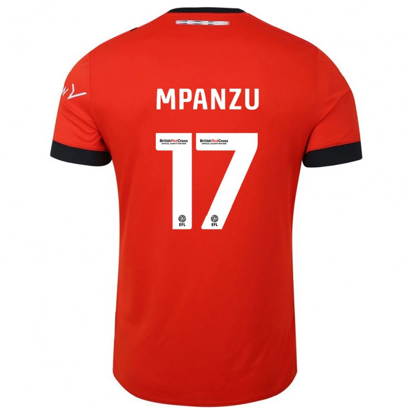 Danxen Donna Maglia Pelly Ruddock Mpanzu #17 Arancione Nero Kit Gara Home 2024/25 Maglietta