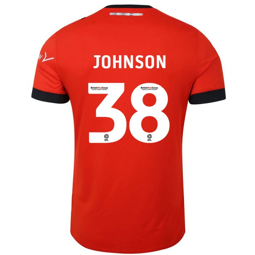 Danxen Donna Maglia Joe Johnson #38 Arancione Nero Kit Gara Home 2024/25 Maglietta