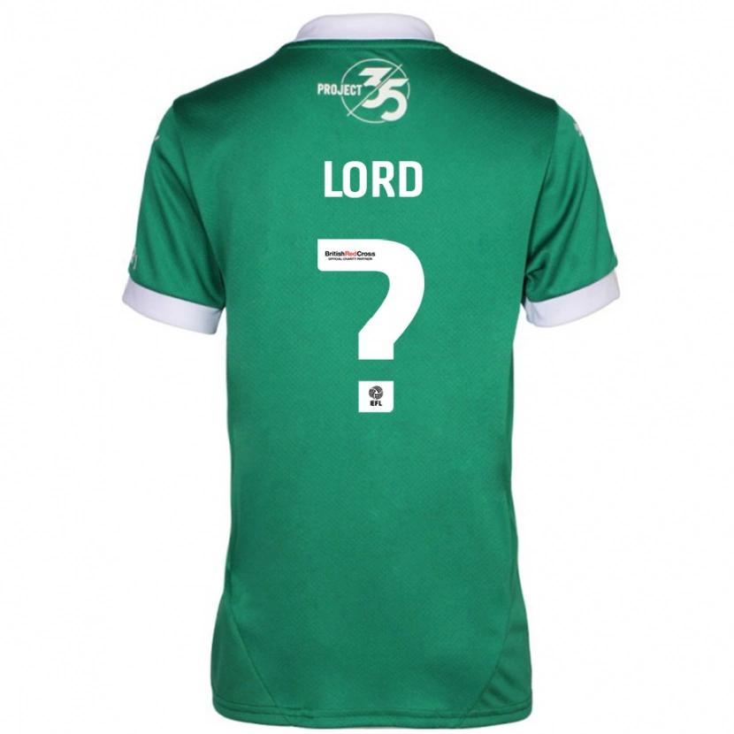 Danxen Donna Maglia Sam Lord #0 Verde Bianco Kit Gara Home 2024/25 Maglietta