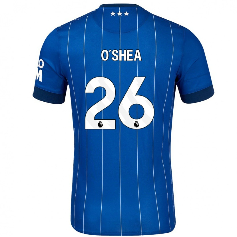 Danxen Donna Maglia Dara O'shea #26 Blu Navy Kit Gara Home 2024/25 Maglietta