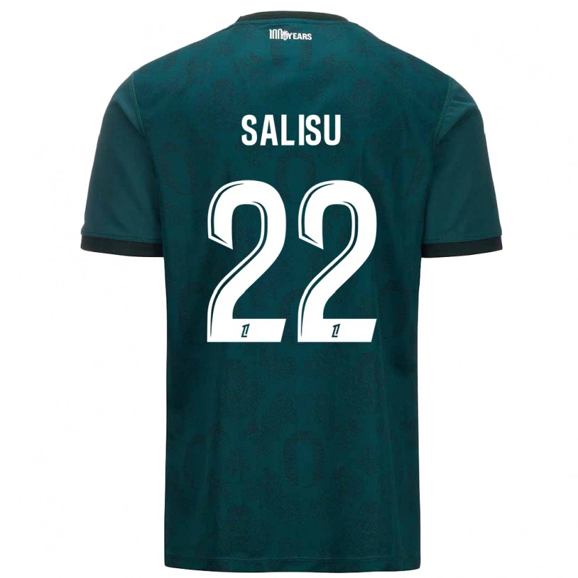 Danxen Donna Maglia Mohammed Salisu #22 Verde Scuro Kit Gara Away 2024/25 Maglietta