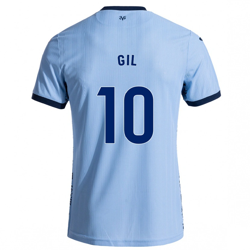 Danxen Donna Maglia Markel Gil #10 Azzurro Cielo Kit Gara Away 2024/25 Maglietta