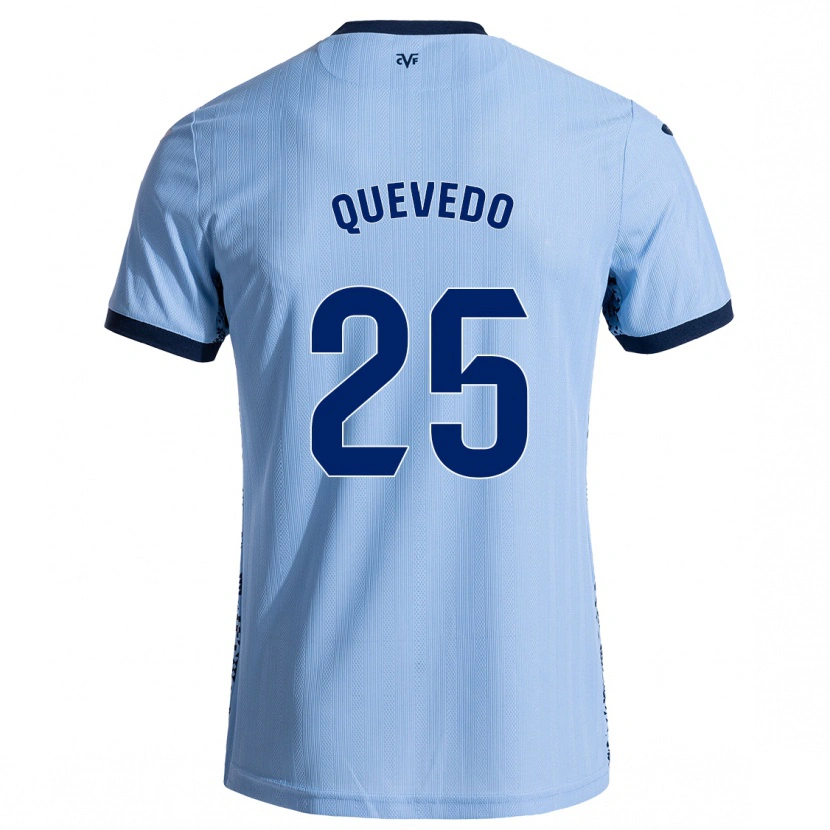 Danxen Donna Maglia Alex Quevedo #25 Azzurro Cielo Kit Gara Away 2024/25 Maglietta