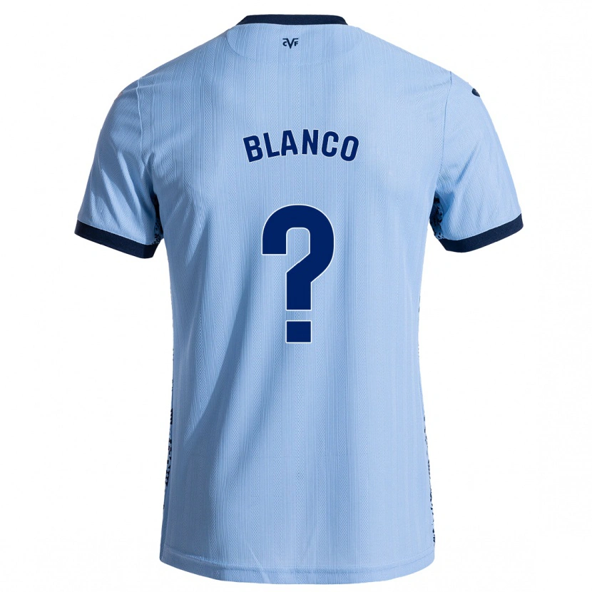 Danxen Donna Maglia Alexia Blanco #0 Azzurro Cielo Kit Gara Away 2024/25 Maglietta