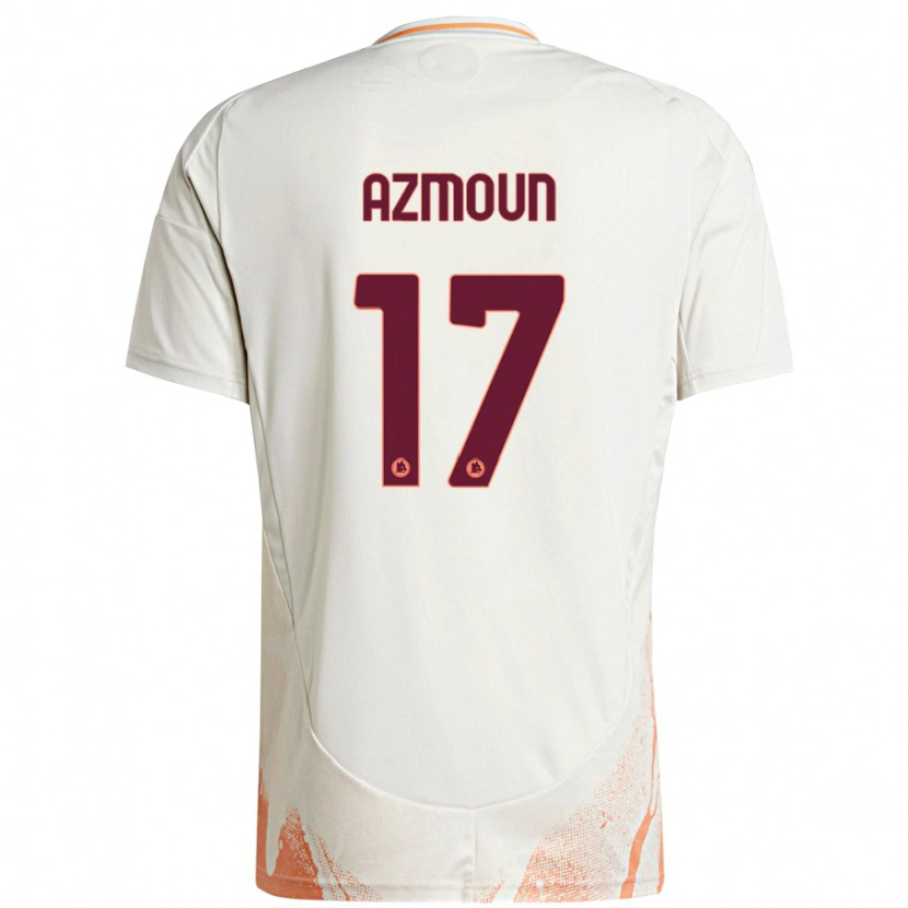 Danxen Donna Maglia Sardar Azmoun #17 Crema Bianco Arancione Kit Gara Away 2024/25 Maglietta