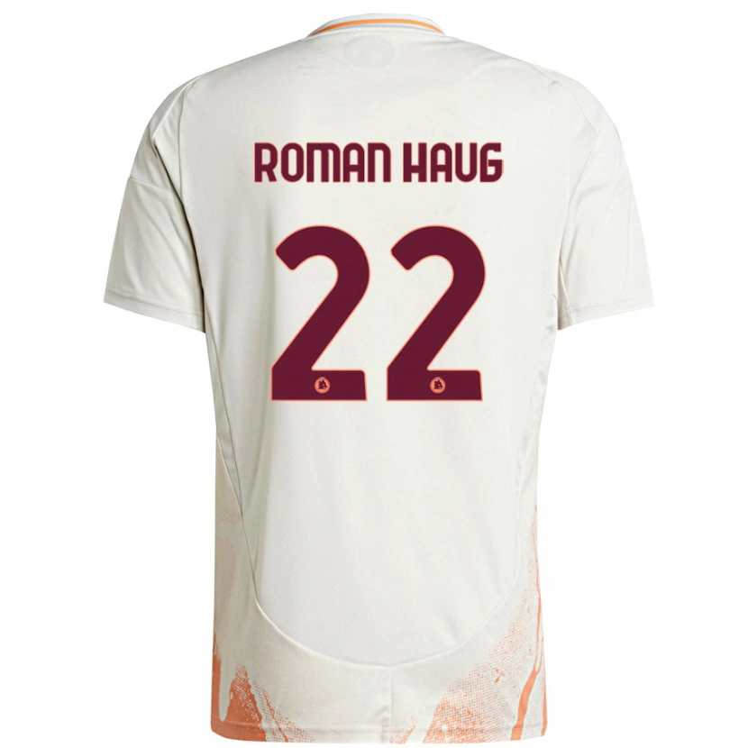 Danxen Donna Maglia Sophie Roman Haug #22 Crema Bianco Arancione Kit Gara Away 2024/25 Maglietta