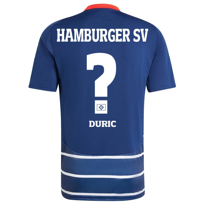 Danxen Donna Maglia Goran Duric #0 Blu Scuro Kit Gara Away 2024/25 Maglietta