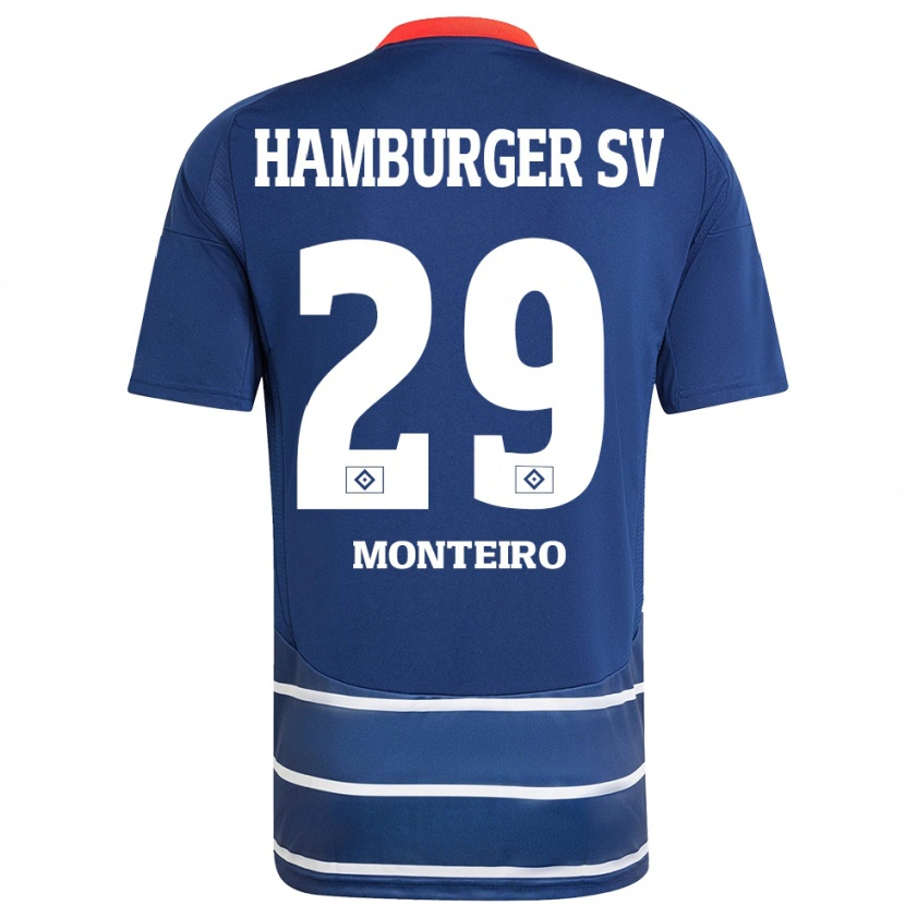 Danxen Donna Maglia Alfa Monteiro #29 Blu Scuro Kit Gara Away 2024/25 Maglietta