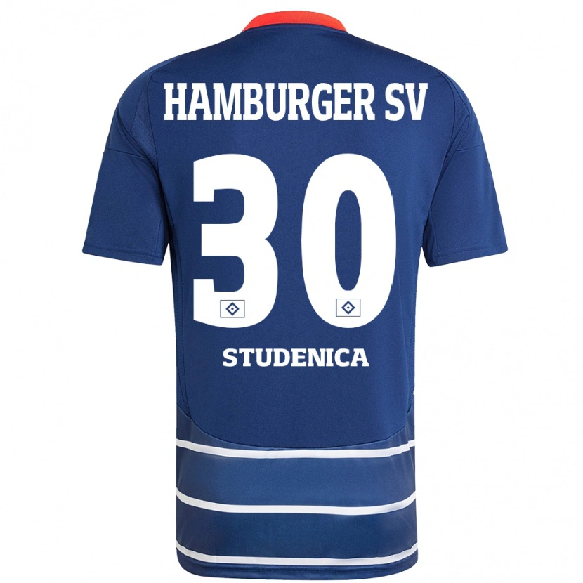 Danxen Donna Maglia Aron Studenica #30 Blu Scuro Kit Gara Away 2024/25 Maglietta