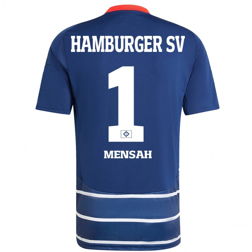 Danxen Donna Maglia Steven Mensah #1 Blu Scuro Kit Gara Away 2024/25 Maglietta