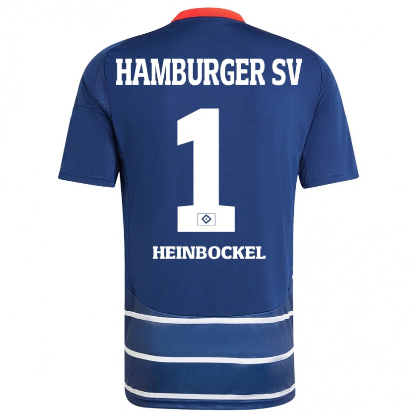 Danxen Donna Maglia Simon Heinbockel #1 Blu Scuro Kit Gara Away 2024/25 Maglietta