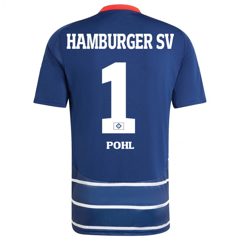 Danxen Donna Maglia Christina Pohl #1 Blu Scuro Kit Gara Away 2024/25 Maglietta