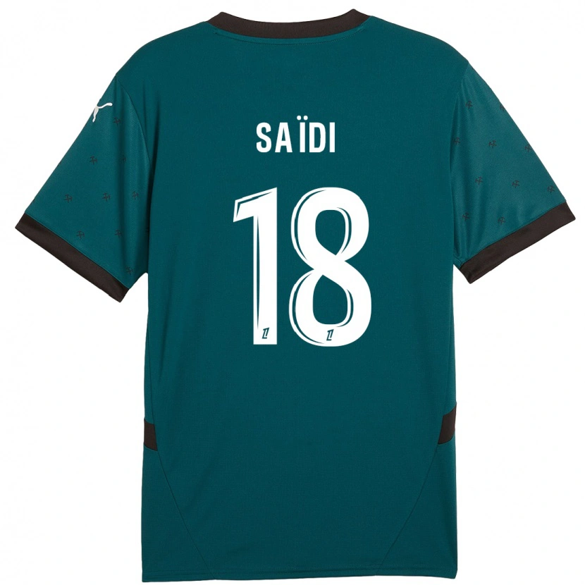 Danxen Donna Maglia Kahissa Saïdi #18 Verde Scuro Kit Gara Away 2024/25 Maglietta