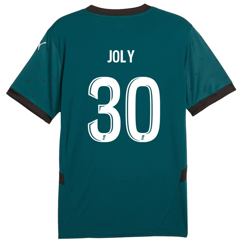 Danxen Donna Maglia Blandine Joly #30 Verde Scuro Kit Gara Away 2024/25 Maglietta