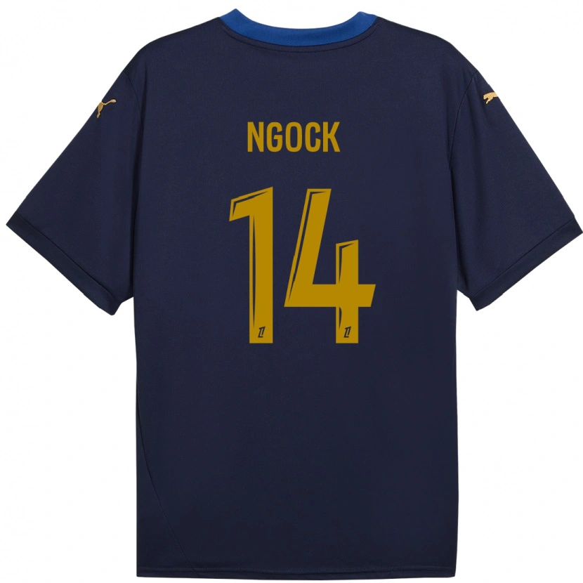 Danxen Donna Maglia Monique Ngock #14 Blu Navy Kit Gara Away 2024/25 Maglietta