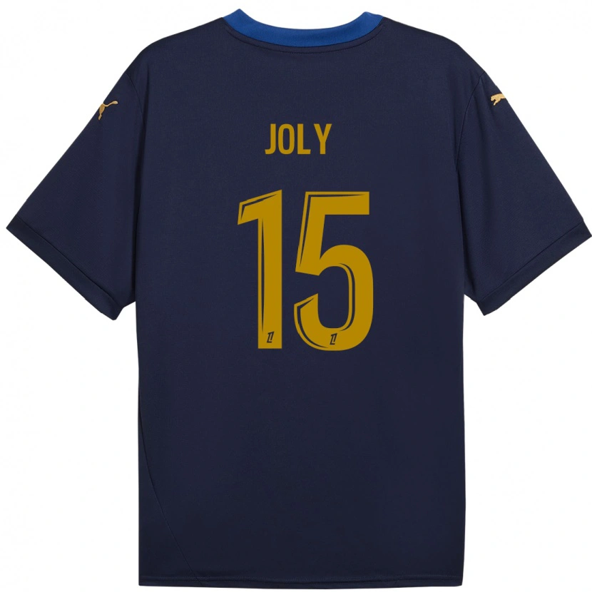 Danxen Donna Maglia Lou-Ann Joly #15 Blu Navy Kit Gara Away 2024/25 Maglietta