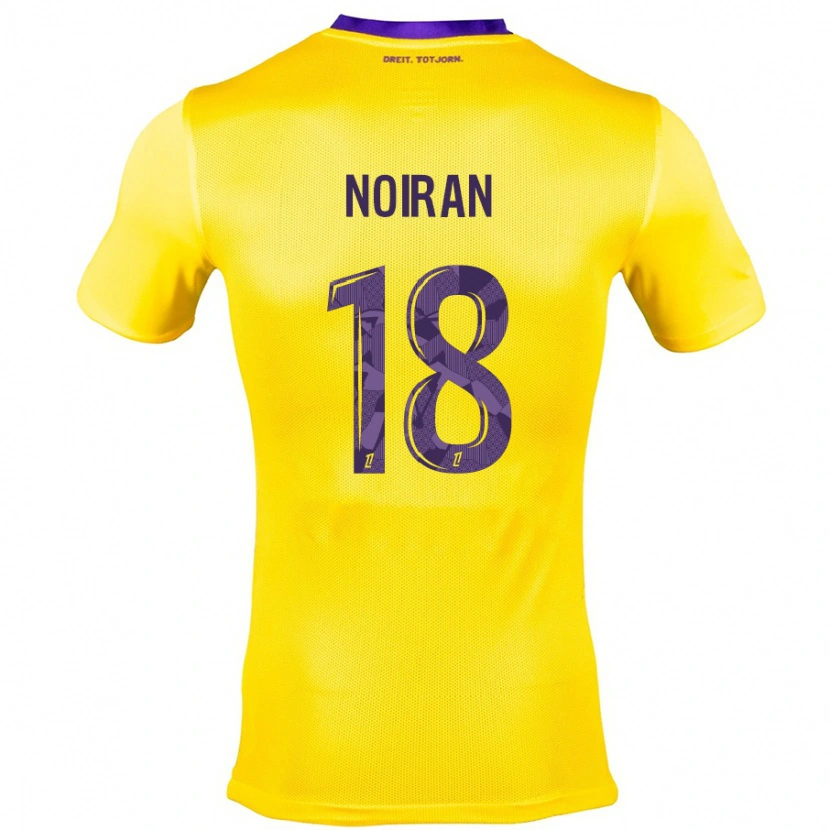 Danxen Donna Maglia Clara Noiran #18 Giallo Viola Kit Gara Away 2024/25 Maglietta
