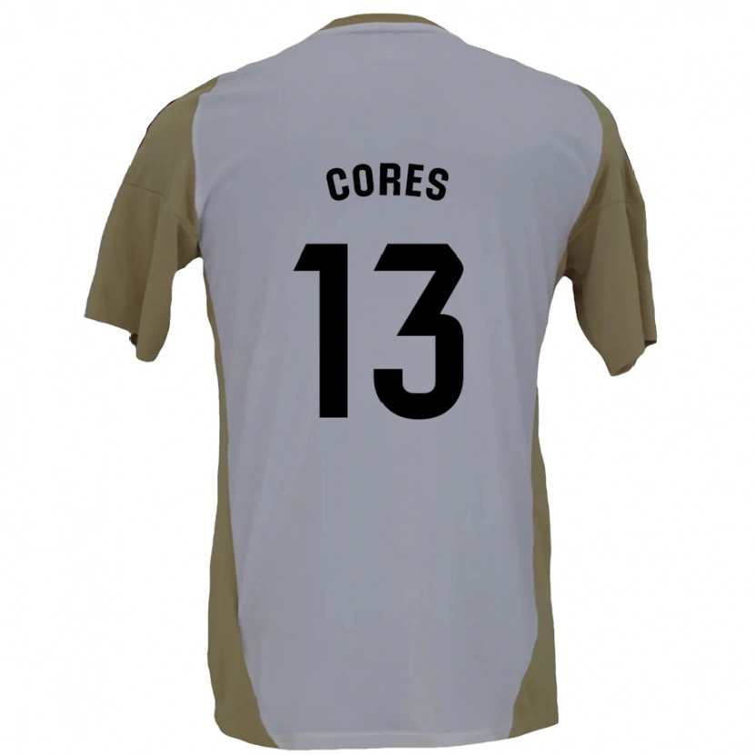 Danxen Donna Maglia Christian Cores #13 Marrone Bianco Kit Gara Away 2024/25 Maglietta
