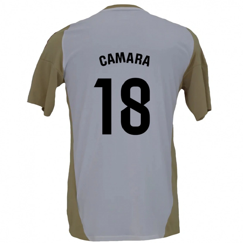 Danxen Donna Maglia Aaron Cámara #18 Marrone Bianco Kit Gara Away 2024/25 Maglietta