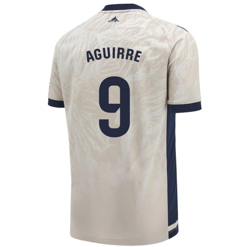 Danxen Donna Maglia Jorge Aguirre #9 Grigio Chiaro Kit Gara Away 2024/25 Maglietta