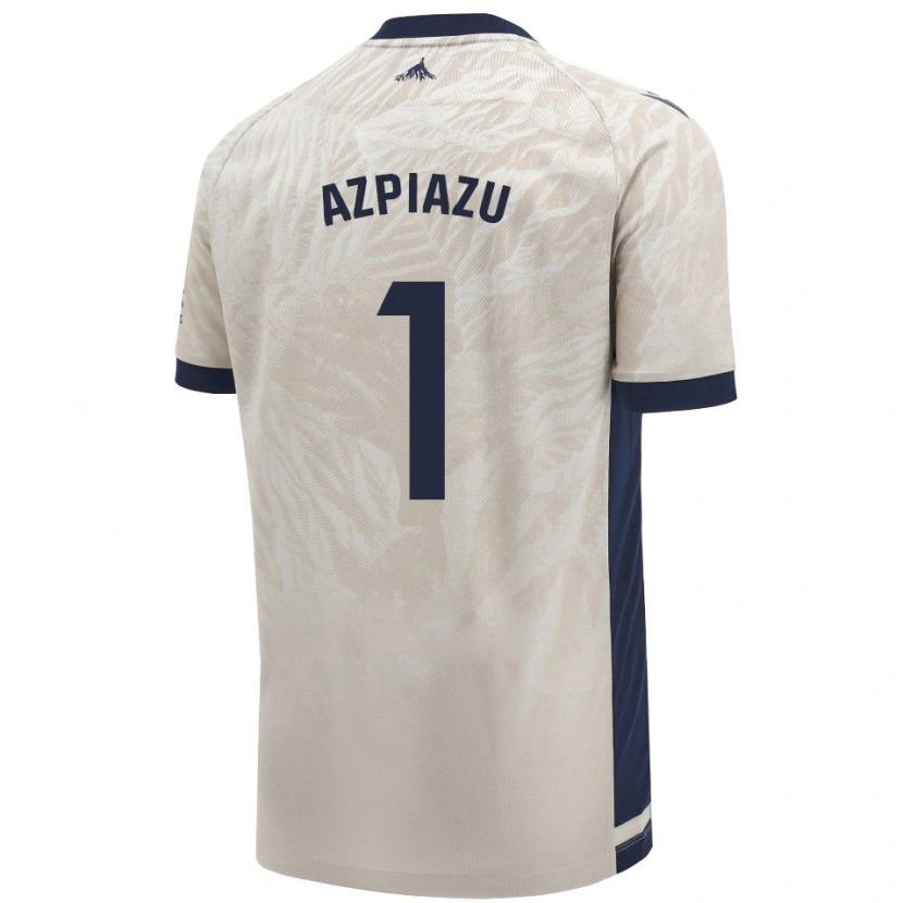 Danxen Donna Maglia Nahia Azpiazu Moreno #1 Grigio Chiaro Kit Gara Away 2024/25 Maglietta