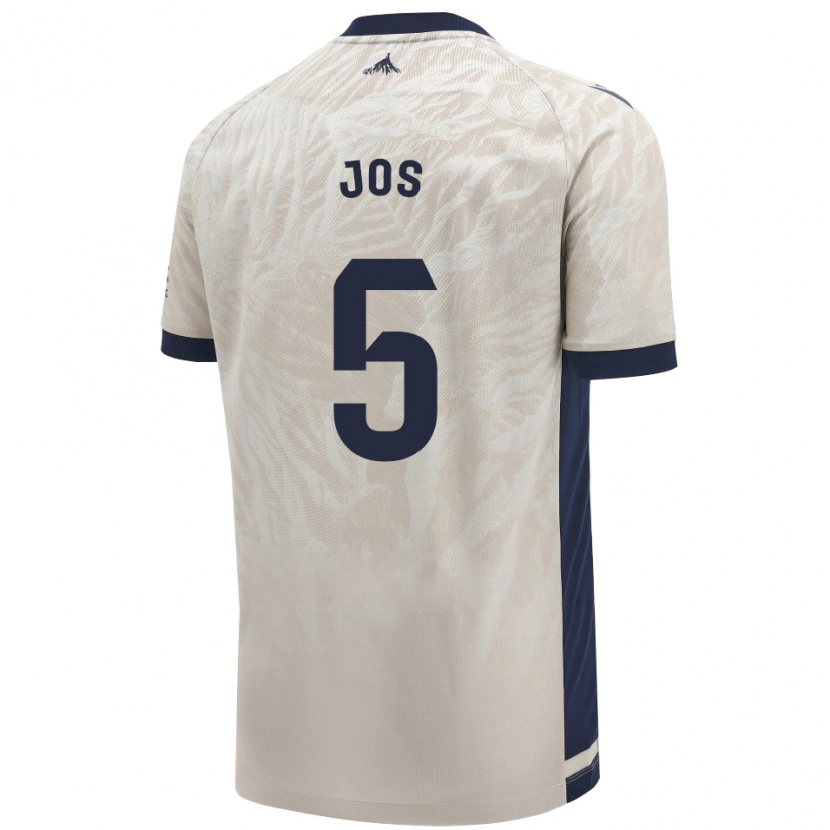 Danxen Donna Maglia Josune Urdaniz Maurin #5 Grigio Chiaro Kit Gara Away 2024/25 Maglietta