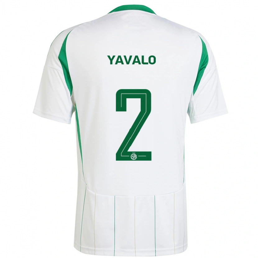 Danxen Donna Maglia Gatachao Yavalo #2 Bianco Verde Kit Gara Away 2024/25 Maglietta