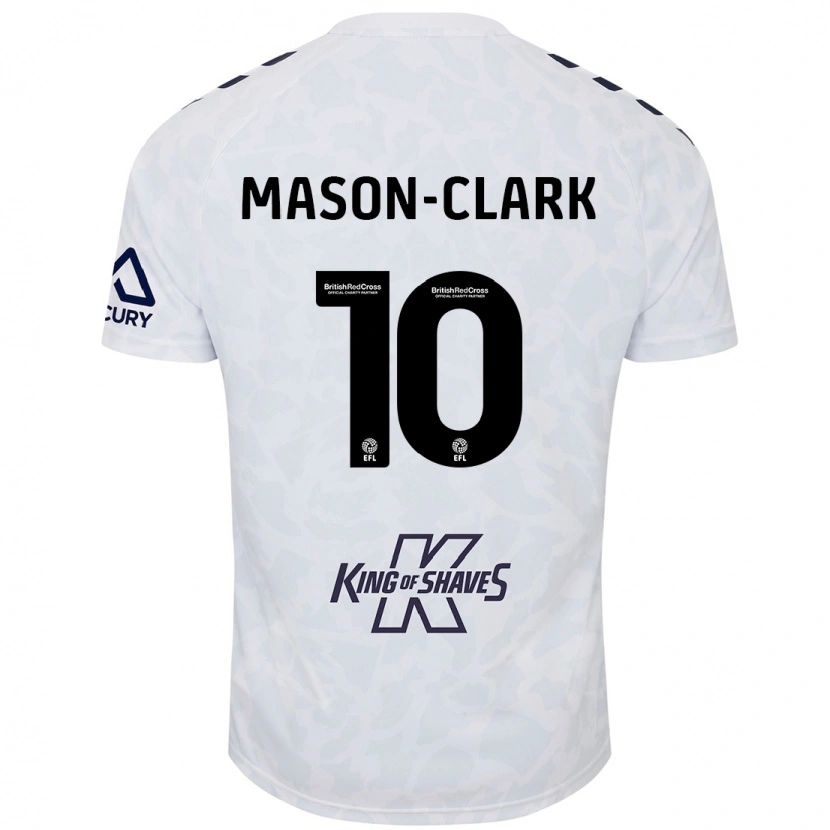 Danxen Donna Maglia Ephron Mason-Clark #10 Bianco Kit Gara Away 2024/25 Maglietta