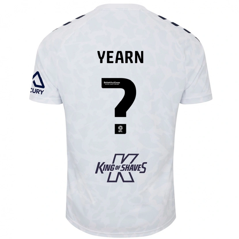 Danxen Donna Maglia Kai Yearn #0 Bianco Kit Gara Away 2024/25 Maglietta