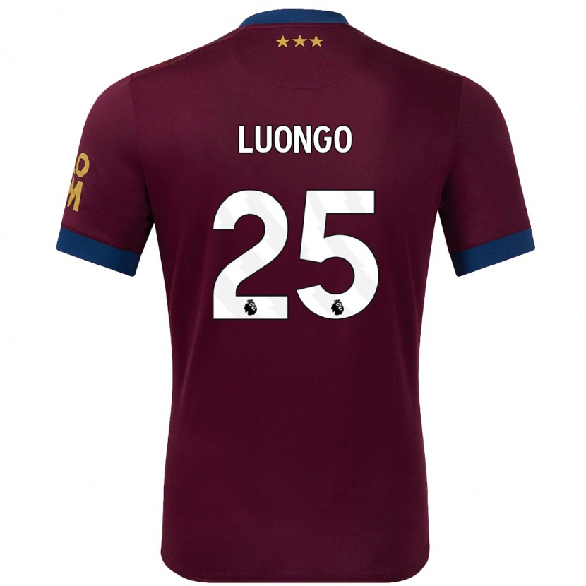 Danxen Donna Maglia Massimo Luongo #25 Marrone Kit Gara Away 2024/25 Maglietta