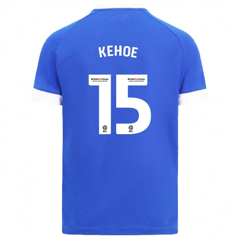 Danxen Bambino Maglia Molly Kehoe #15 Azzurro Kit Gara Home 2024/25 Maglietta