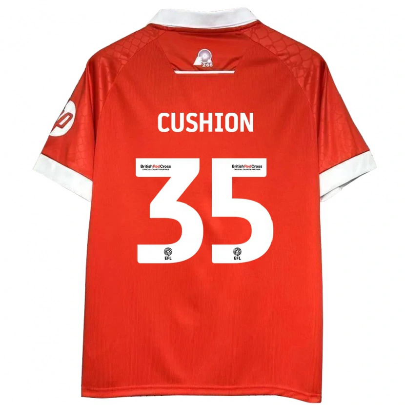 Danxen Bambino Maglia Owen Cushion #35 Rosso Bianco Kit Gara Home 2024/25 Maglietta