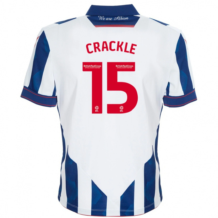 Danxen Bambino Maglia Hayley Crackle #15 Bianco Blu Scuro Kit Gara Home 2024/25 Maglietta