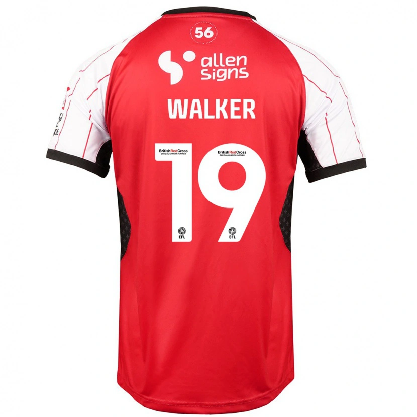 Danxen Bambino Maglia Tyler Walker #19 Bianco Kit Gara Home 2024/25 Maglietta
