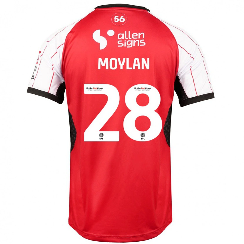 Danxen Bambino Maglia Jack Moylan #28 Bianco Kit Gara Home 2024/25 Maglietta