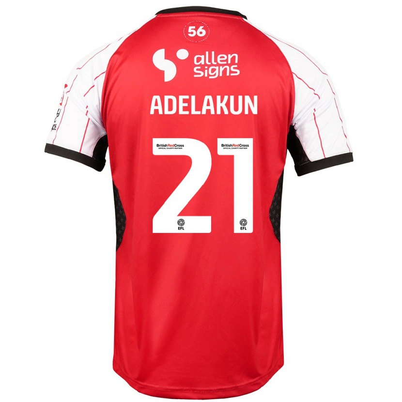 Danxen Bambino Maglia Hakeeb Adelakun #21 Bianco Kit Gara Home 2024/25 Maglietta