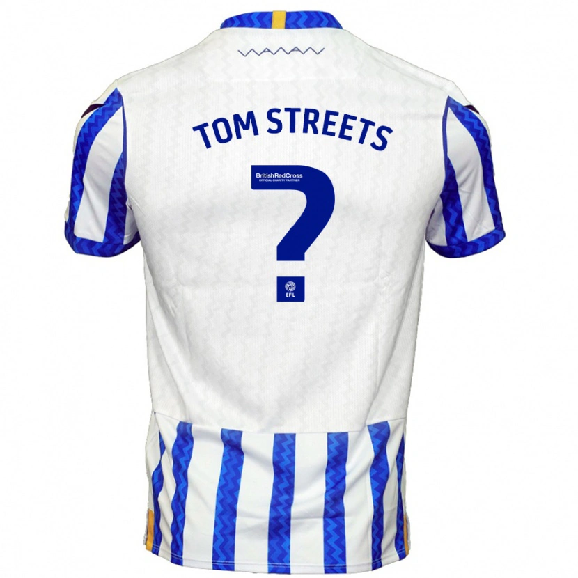 Danxen Bambino Maglia Tom Streets #0 Blu Bianco Kit Gara Home 2024/25 Maglietta