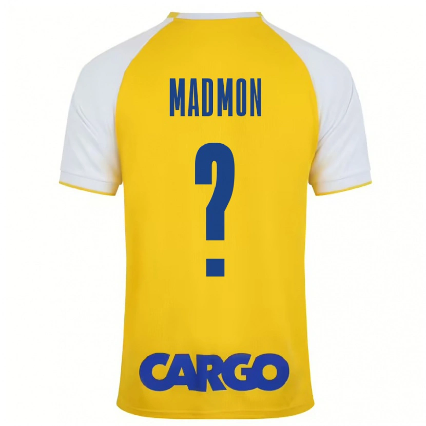 Danxen Bambino Maglia Elad Madmon #0 Giallo Bianco Kit Gara Home 2024/25 Maglietta