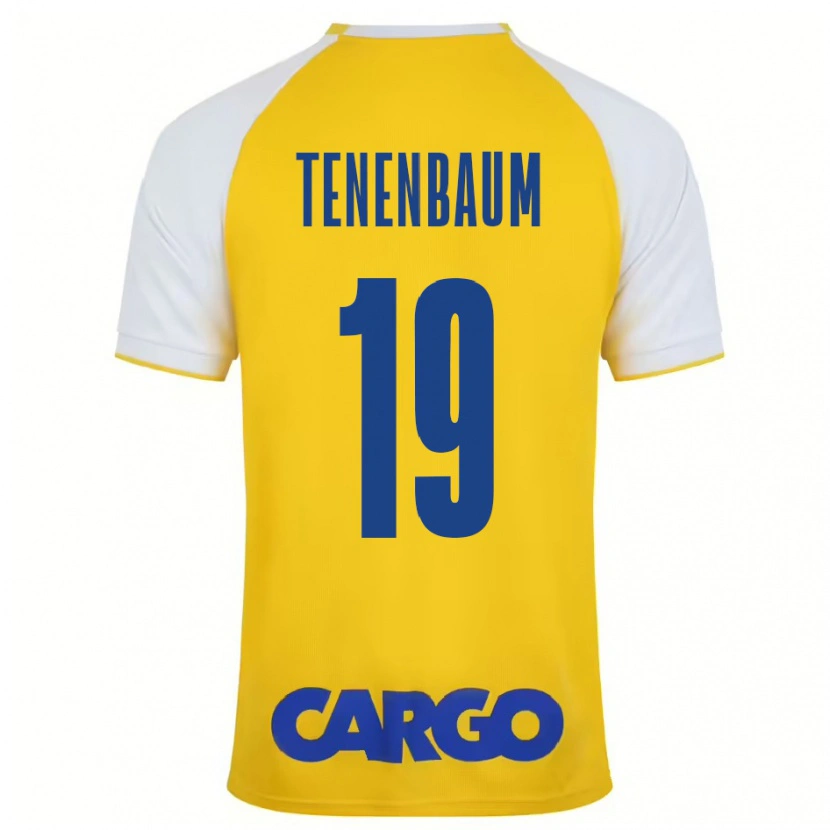 Danxen Bambino Maglia Daniel Tenenbaum #19 Giallo Bianco Kit Gara Home 2024/25 Maglietta