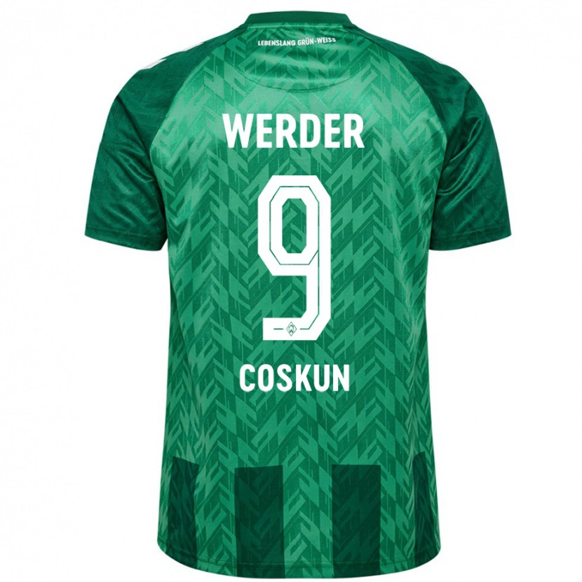 Danxen Bambino Maglia Boran-Firat Coskun #9 Verde Kit Gara Home 2024/25 Maglietta